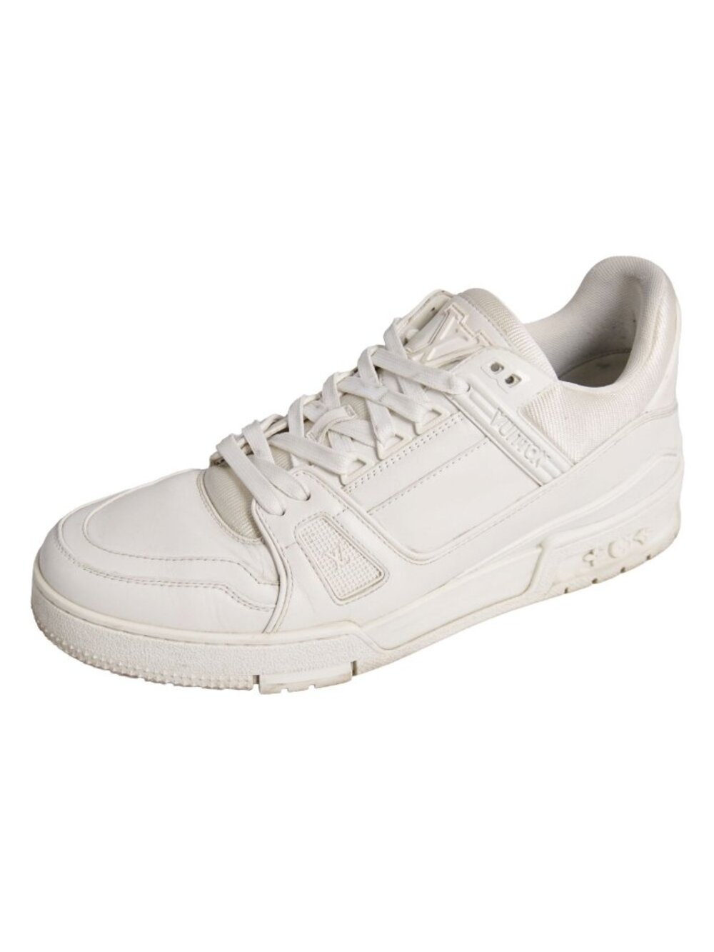 Louis Vuitton Sneakers LV Trainer Line Low Cut Shoes Leather White 7